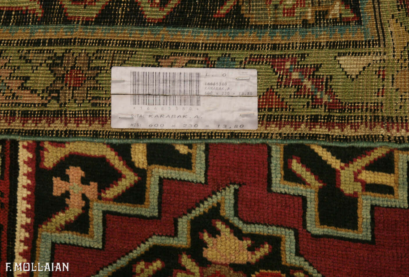 Tapis Caucasien Antique Karabakh (Qarabağ) n°:16685380